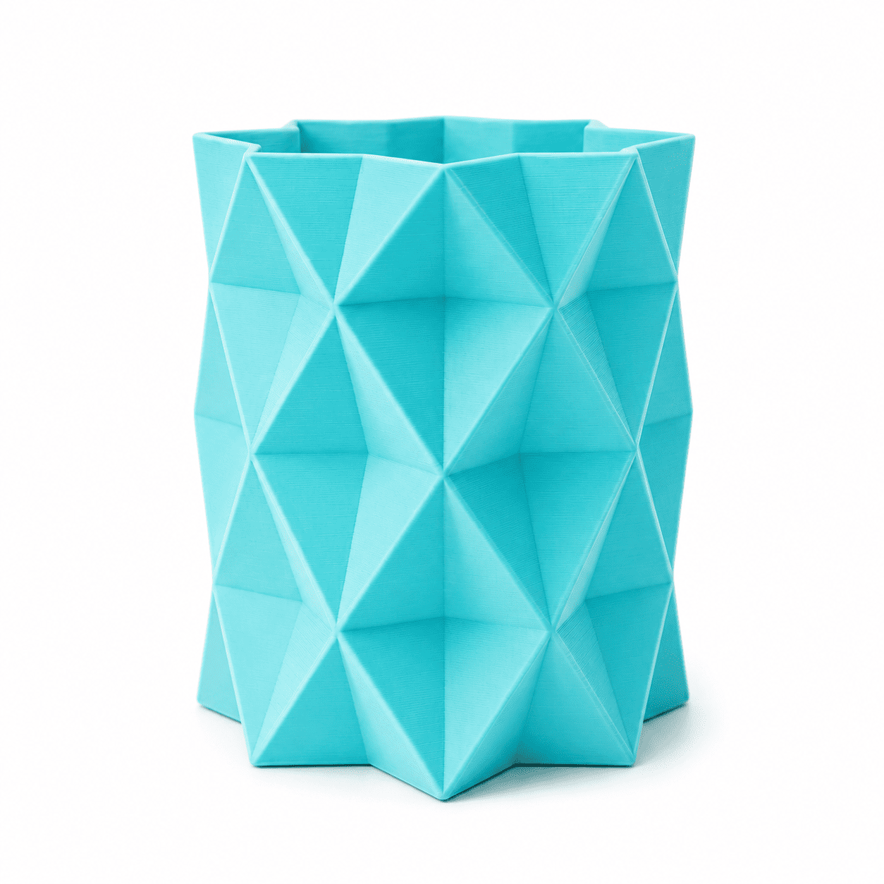 Modern Geometric Origami Pen Holder | Minimalist Desk Organizer for Home & Office